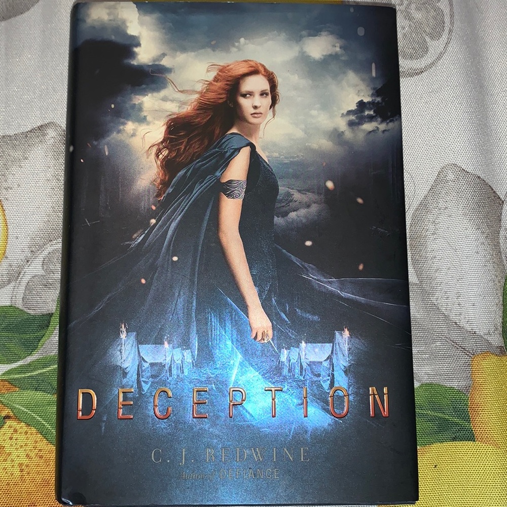 Deception by C.J. Redwine a sequel to Defiance Fantasy Hardcover Book EUC